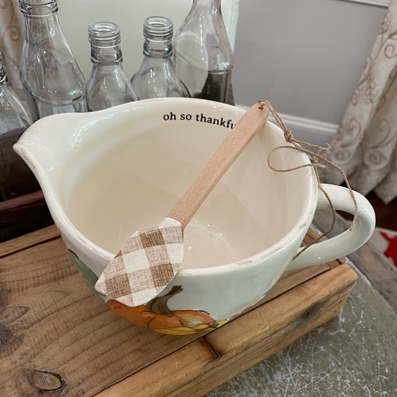 MUDPIE FALL “OH SO THANKFUL” SERVING / MIXING SET - Picture 10 of 11